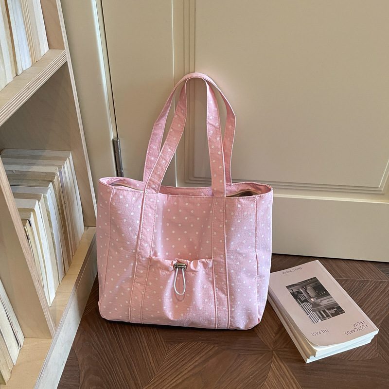 Tas Tote Kapasitas Besar Polka Dot view 2