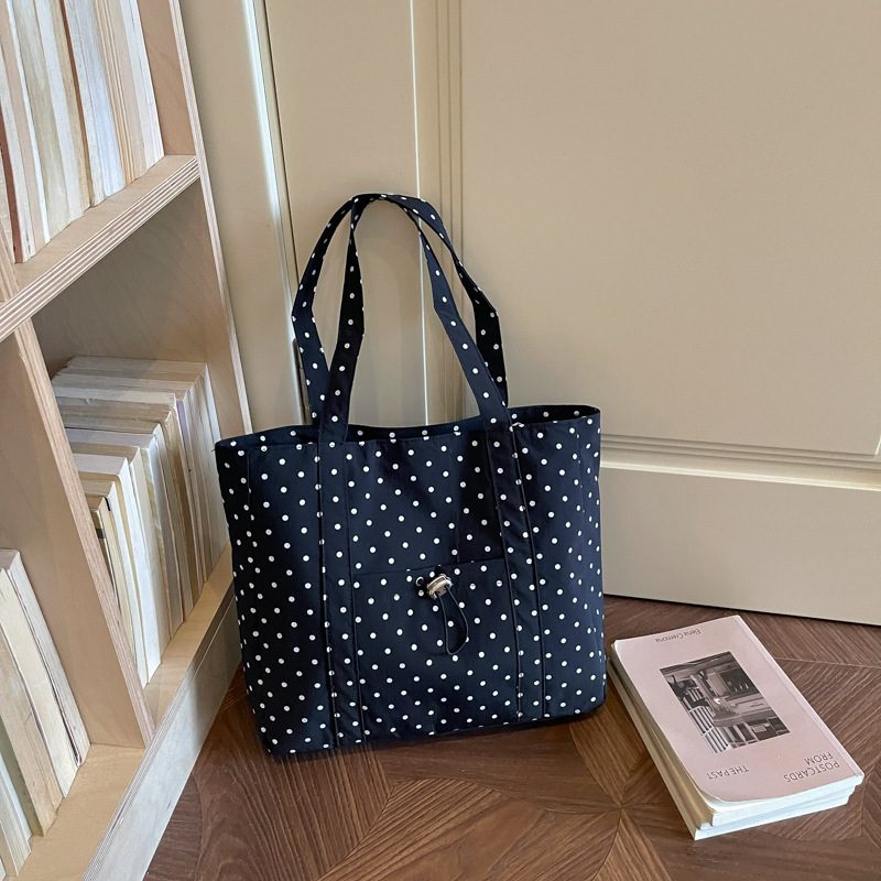 Tas Tote Kapasitas Besar Polka Dot view 3