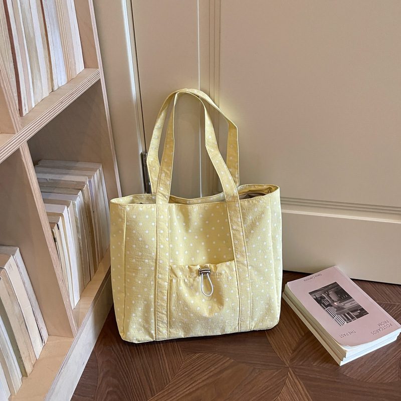 Tas Tote Kapasitas Besar Polka Dot view 4