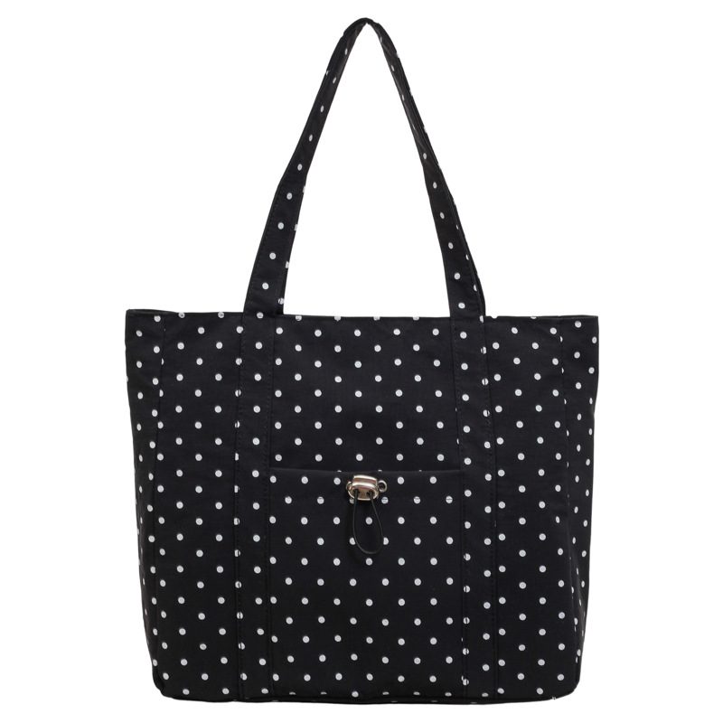 Tas Tote Kapasitas Besar Polka Dot view 6
