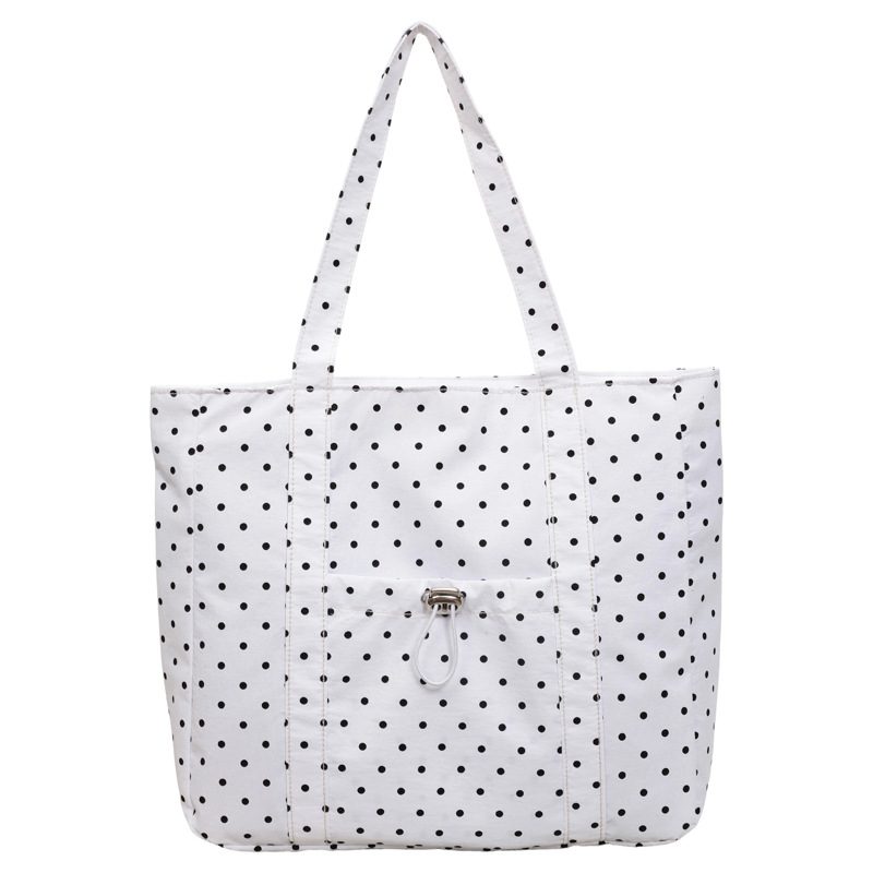 Tas Tote Kapasitas Besar Polka Dot view 7