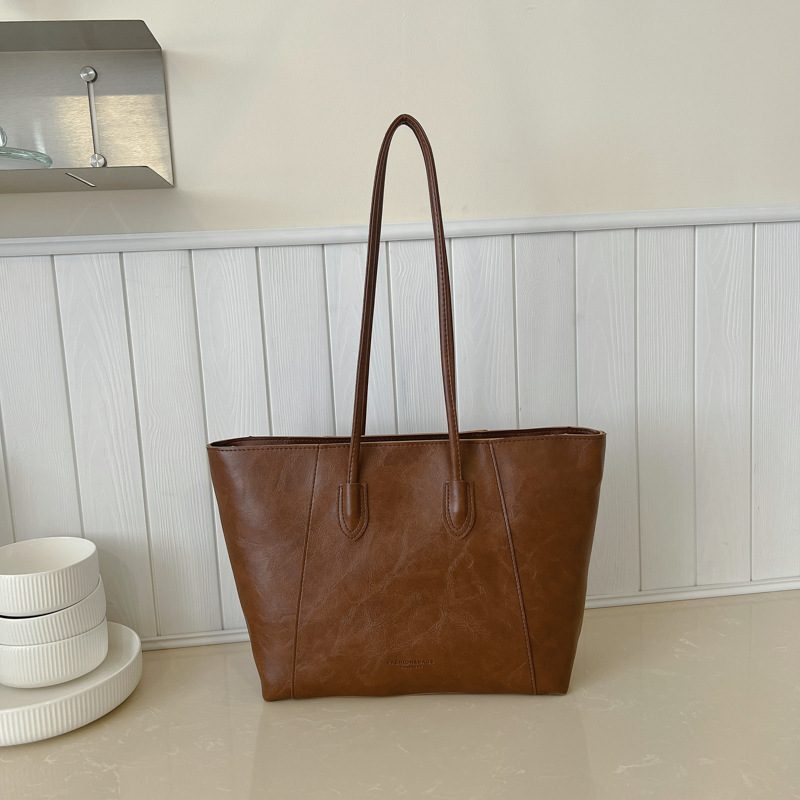 Minimalist Large Capacity Shoulder Tote Bag view 2