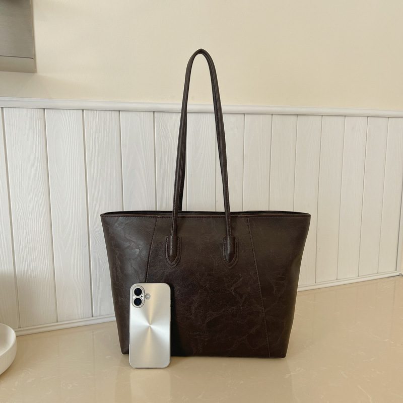 Minimalist Large Capacity Shoulder Tote Bag view 3