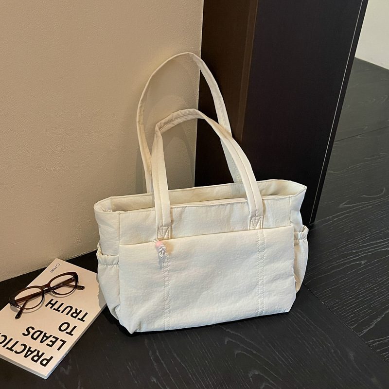Candy Color Large Tote Shoulder Bag view 2