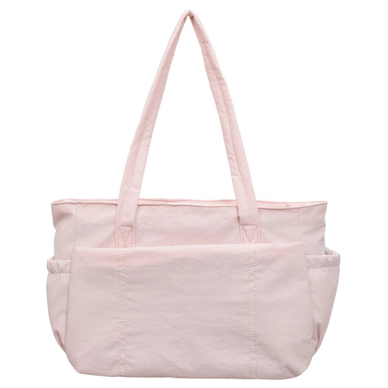 Candy Color Large Tote Shoulder Bag view 8