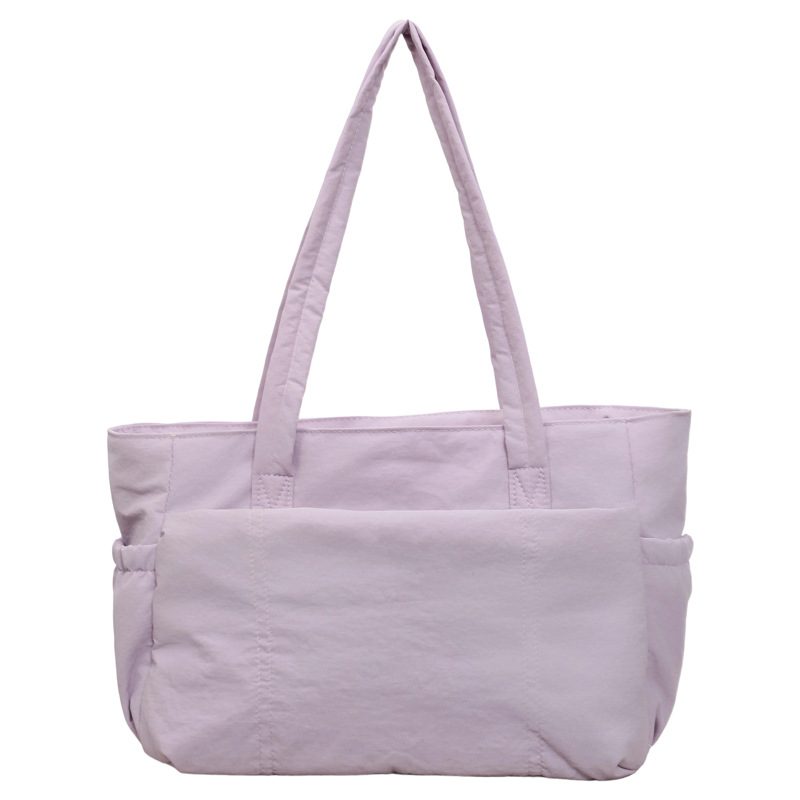Candy Color Large Tote Shoulder Bag view 9