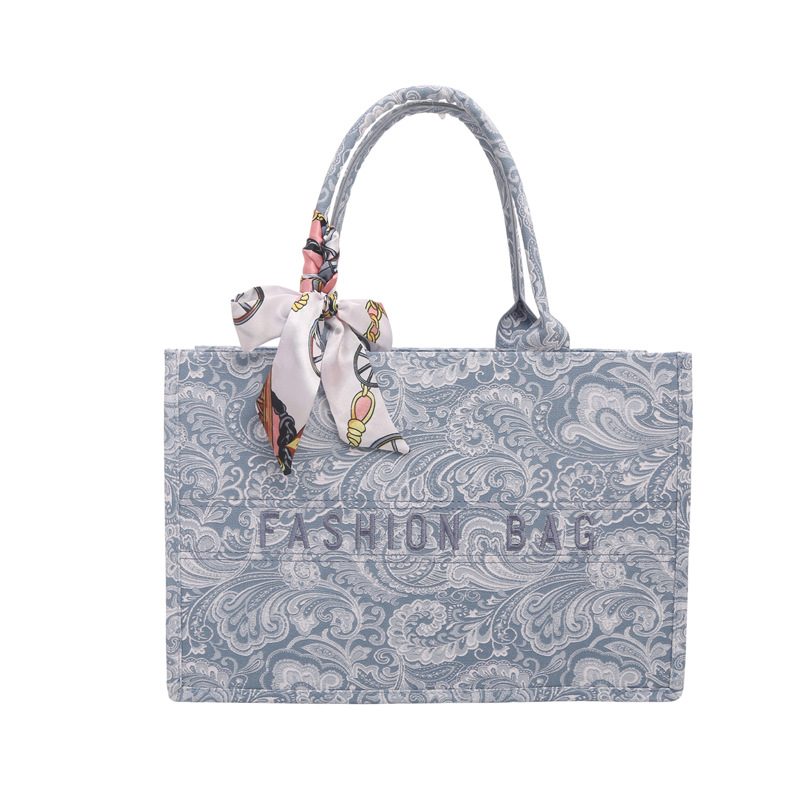 Retro Large Capacity Tote Shoulder Bag view 5