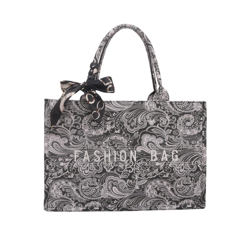 Retro Large Capacity Tote Shoulder Bag view 8
