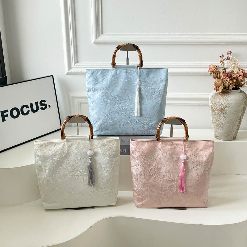 New Chinese Style Top-Handle Tote Bag
