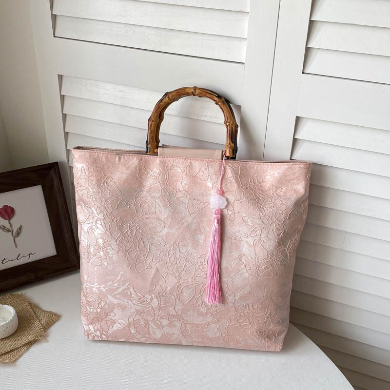 New Chinese Style Top-Handle Tote Bag view 6