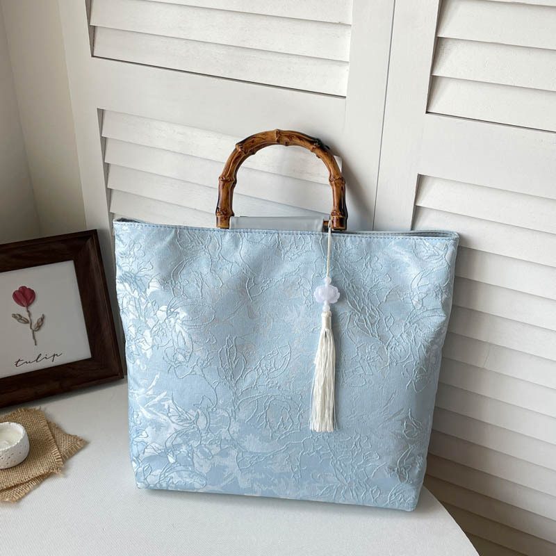 New Chinese Style Top-Handle Tote Bag view 7