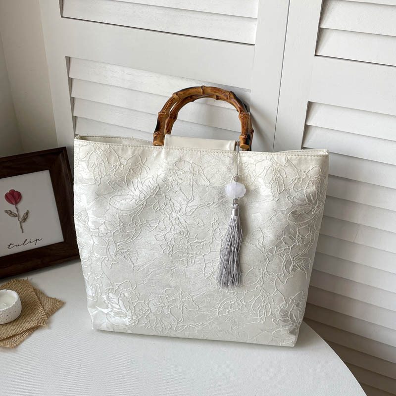 New Chinese Style Top-Handle Tote Bag view 8