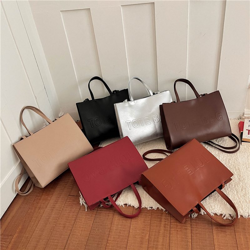 Tas Tote Gagang Atas Kapasitas Besar view 3