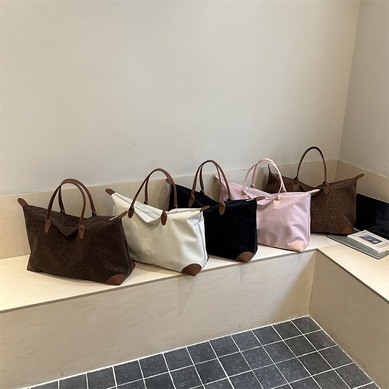 Leopard Print Large Capacity Tote Bag