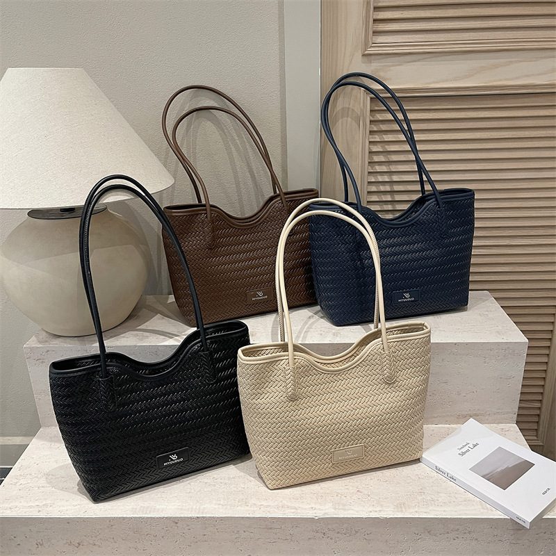 Vintage Tote Bag Large Capacity Casual Travel Shoulder Bag