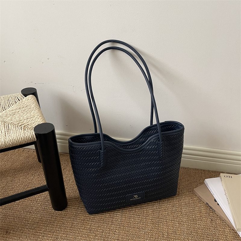 Tas Tote Vintage Besar Kapasitas Kasual Perjalanan Bahu view 2