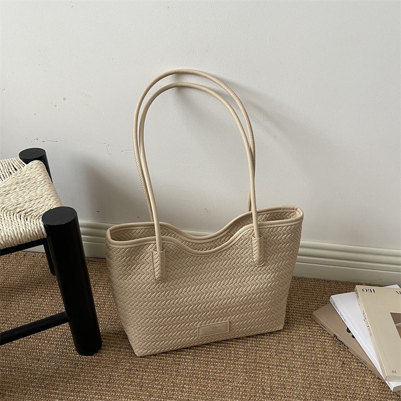 Tas Tote Vintage Besar Kapasitas Kasual Perjalanan Bahu view 4