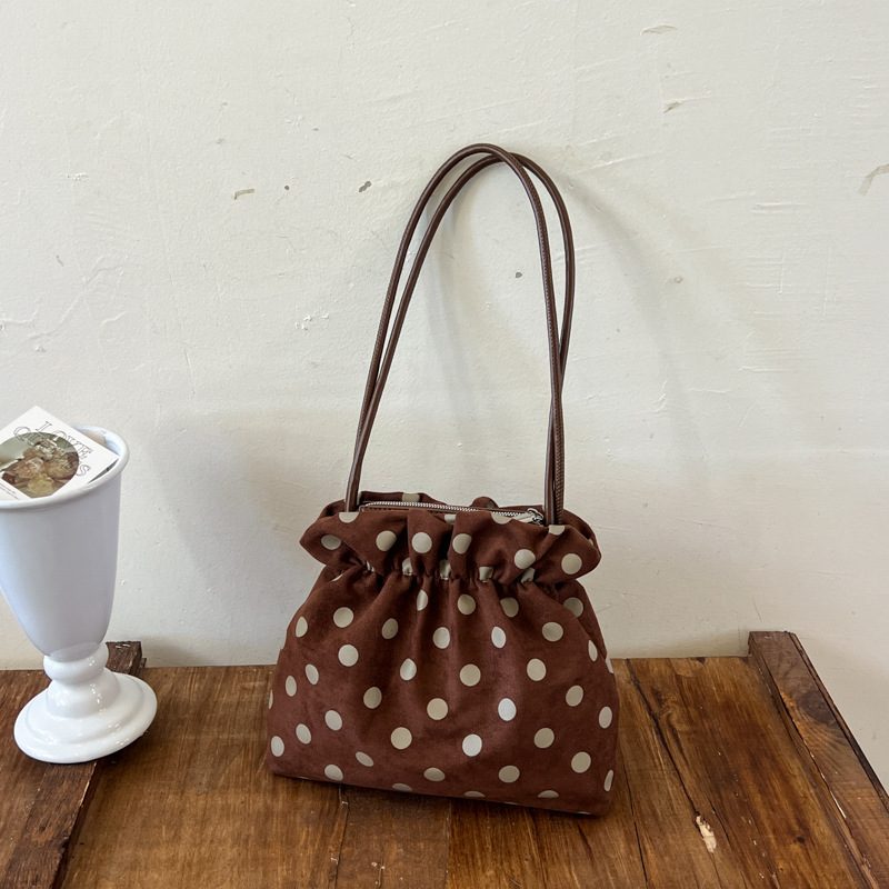 Polka Dot Casual Shoulder Tote Bag Minimalist view 2