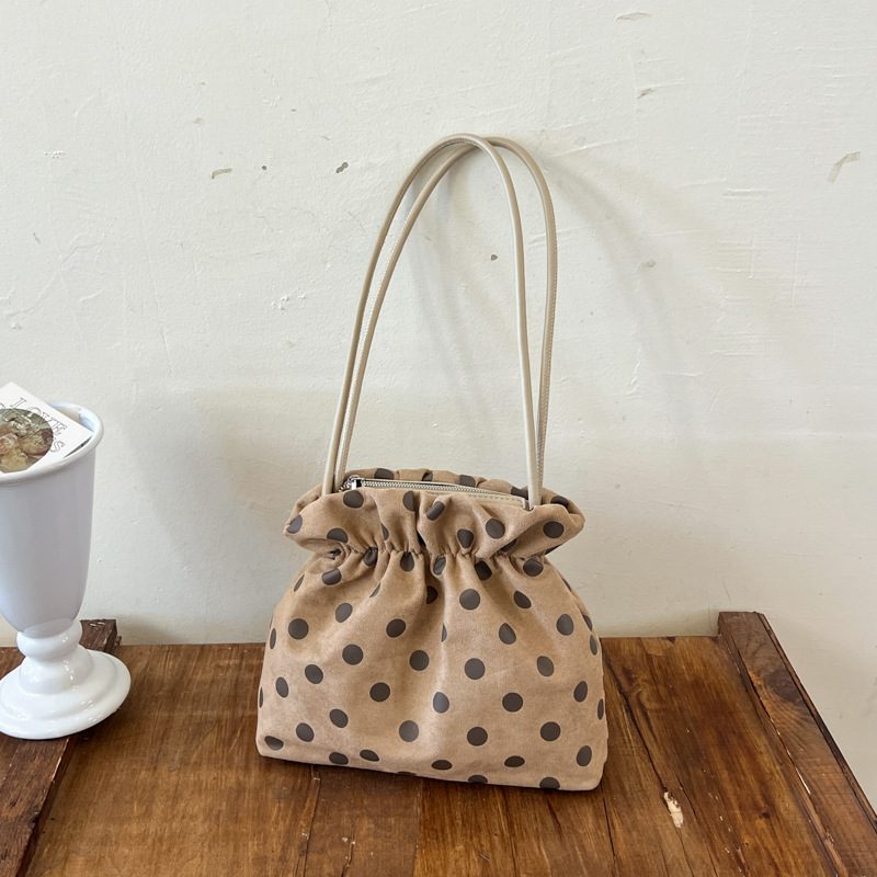 Polka Dot Casual Shoulder Tote Bag Minimalist view 3
