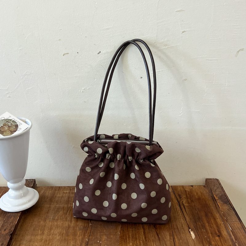 Polka Dot Casual Shoulder Tote Bag Minimalist view 4