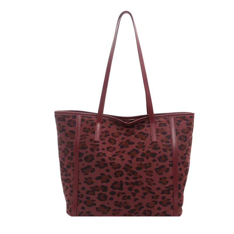 Vintage Textured Tote Bag Large Capacity Shoulder Bag view 8