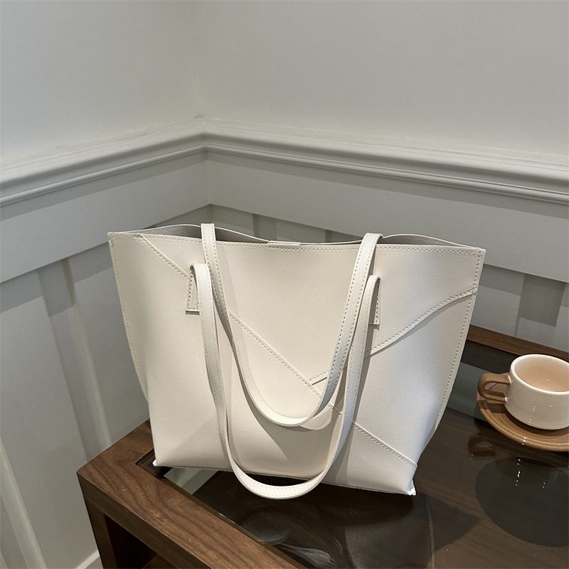 Sac cabas coréen tendance minimaliste bandoulière grande capacité view 4