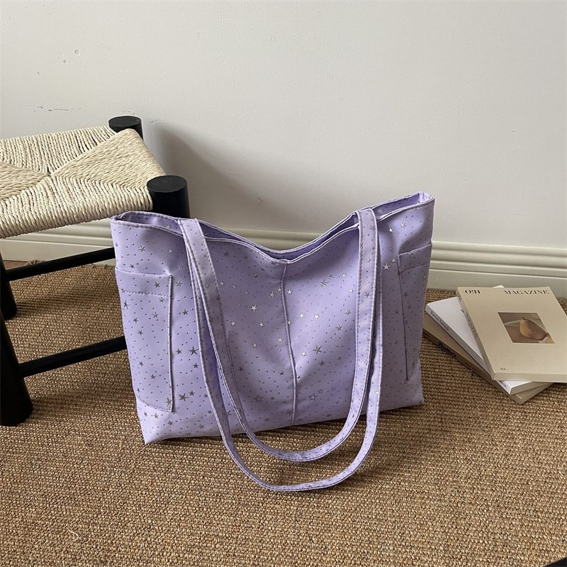 Minimalist Large Capacity Tote Shoulder Bag view 3