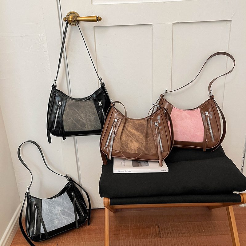 Casual Large Capacity Tote Shoulder Bag Textured