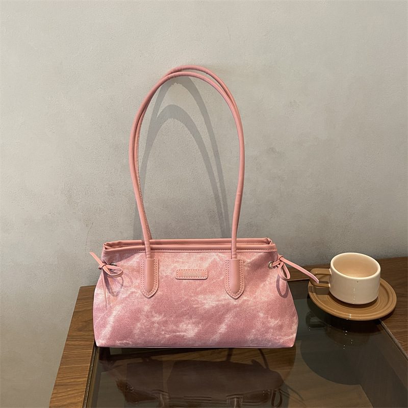 Tas Boston Vintage Matte Bahu view 3