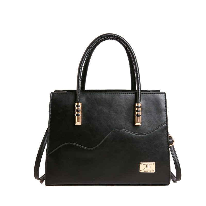 Spliced Large Capacity Top-Handle Shoulder Bag view 6