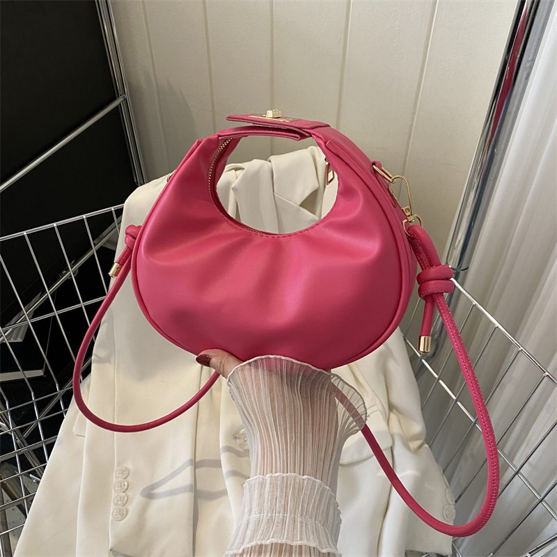 Crescent Minimalist Shoulder Top-Handle Bag view 2