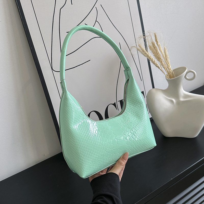 Vintage Minimalist Shoulder Top-Handle Bag view 3