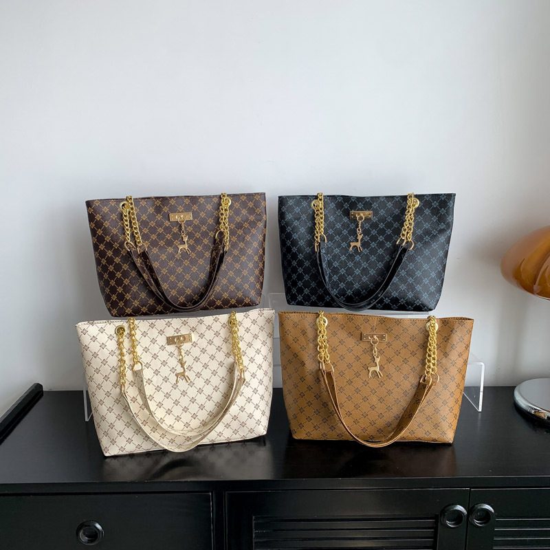 Vintage Printed Large Capacity Tote Bag view 4