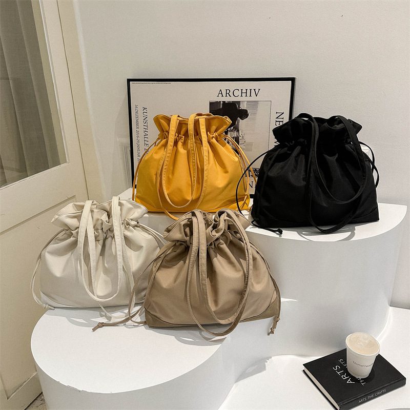 Drawstring Large Capacity Tote Bag