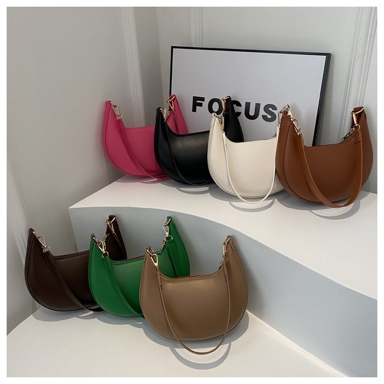 PU Stitched Round Top-Handle Bag
