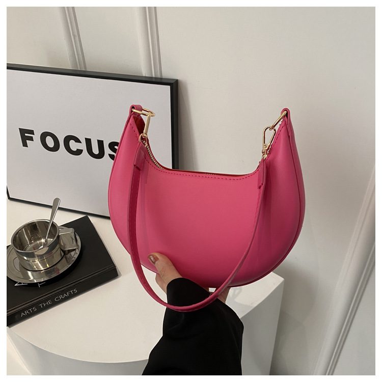 PU Stitched Round Top-Handle Bag view 3