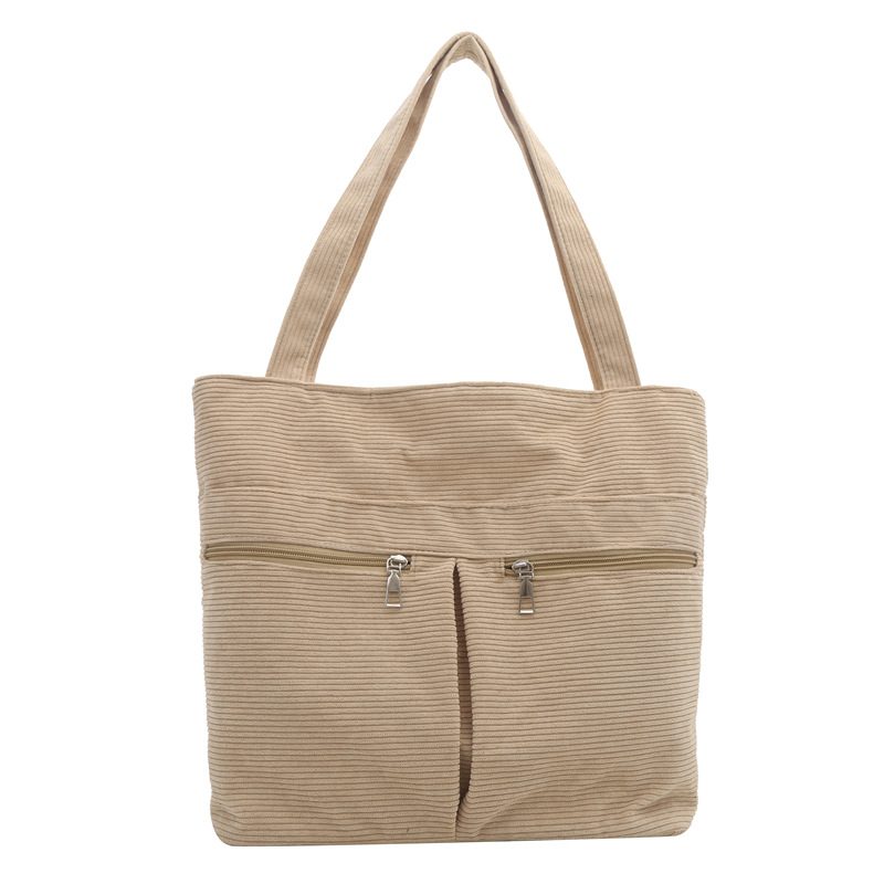 Canvas Patchwork Top-Handle Shoulder Bag view 6