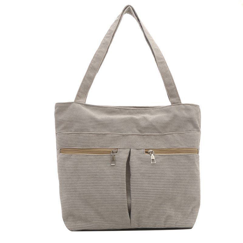 Canvas Patchwork Top-Handle Shoulder Bag view 7