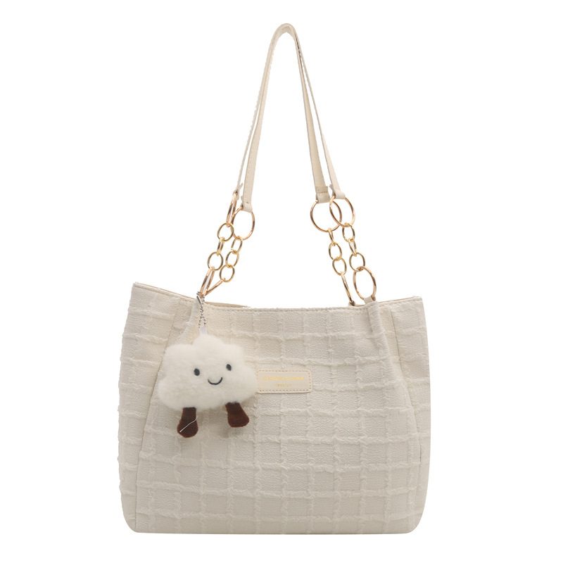 Plaid Large Capacity Tote Shoulder Bag view 6