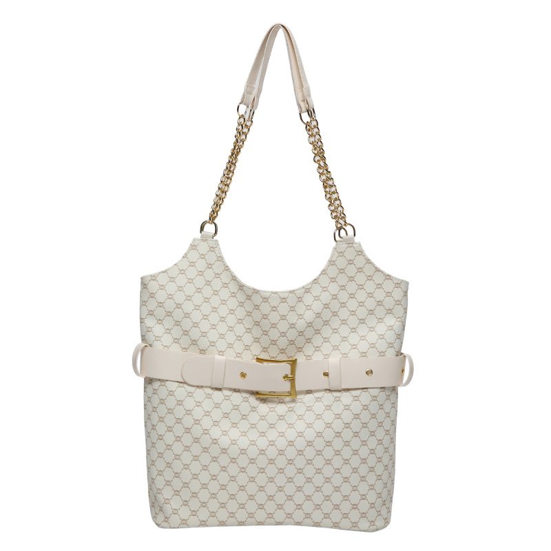Belted Large Capacity Tote Shoulder Bag view 10