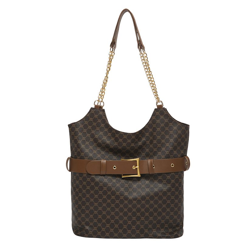 Belted Large Capacity Tote Shoulder Bag view 11