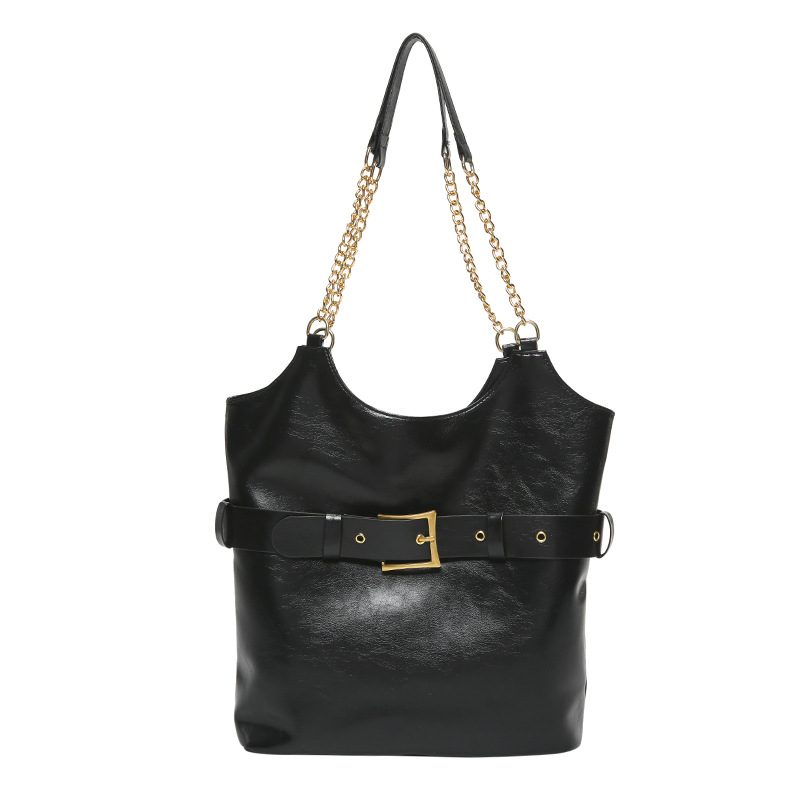 Belted Large Capacity Tote Shoulder Bag view 7