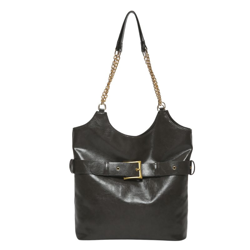 Belted Large Capacity Tote Shoulder Bag view 8