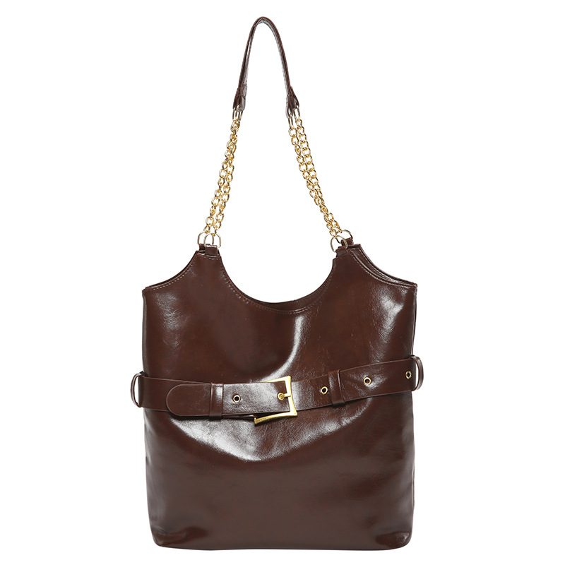 Belted Large Capacity Tote Shoulder Bag view 9