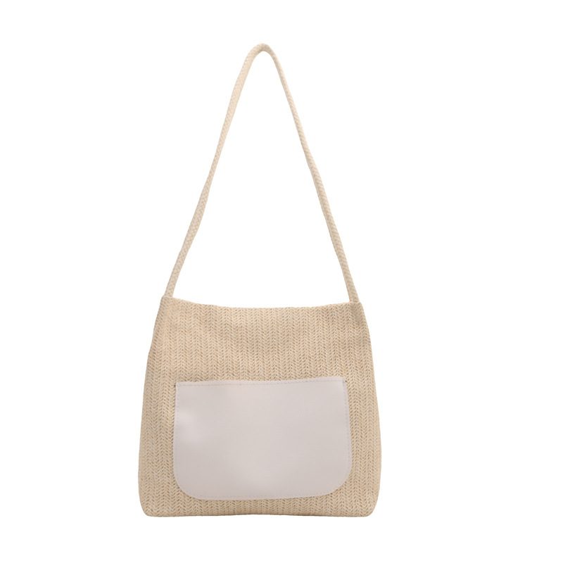 Woven Tote Top-Handle Bag view 5