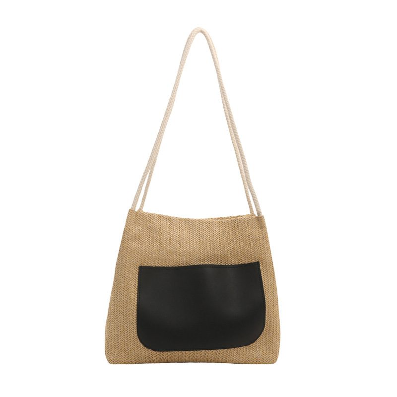 Woven Tote Top-Handle Bag view 7