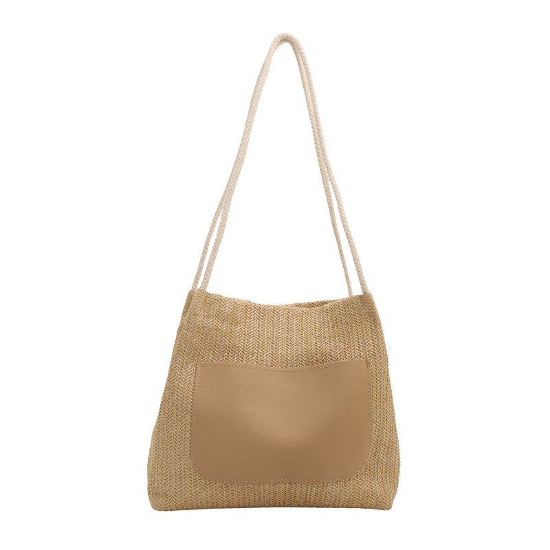 Woven Tote Top-Handle Bag view 8