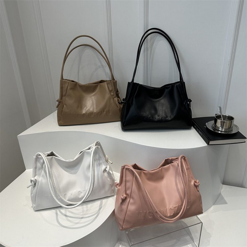 Soft Leather Large Capacity Shoulder Tote Bag