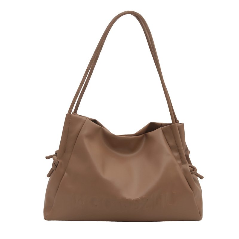 Soft Leather Large Capacity Shoulder Tote Bag view 9