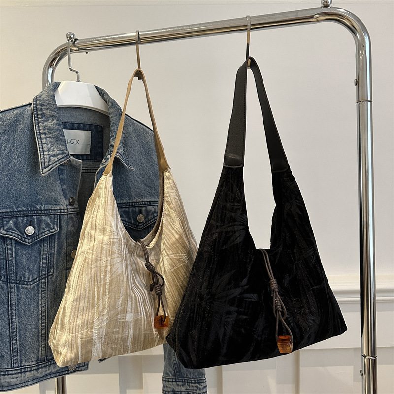 New Chinese Style Bamboo Leaf Tote Bag